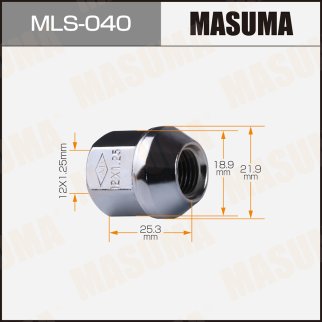 Гайка колеса Masuma MLS-040 фото