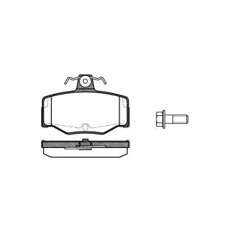 Колодки тормозные REMSA _034300 фото