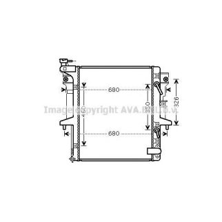 Радиатор основной AVA MT2204 фото