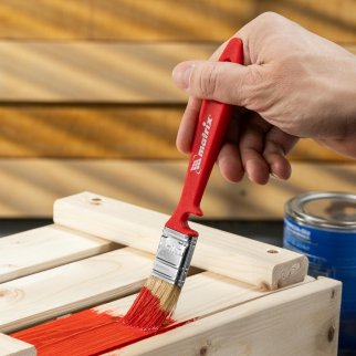 Кисть флейцевая ЭМАЛИ 25x10 мм MATRIX 83350 фото 7