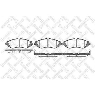 656 002B-SX_колодки дисковые п.! Daewoo Nexia 1.5 DOHC 94>/Espero 95>/Leganza/Nubira 2.0 97> фото 1