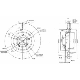 Диск торм. для а/м Haval F7 (19-) перед. d=320 (DF 084511) фото 3