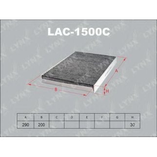 Фильтр салона LYNXauto LAC-1500C фото