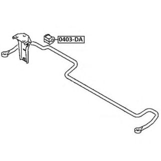 Втулка амортизатора зад прав/лев фото