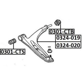 САЙЛЕНТБЛОК ПЕРЕДНЕГО РЫЧАГА ЗАДНИЙ фото
