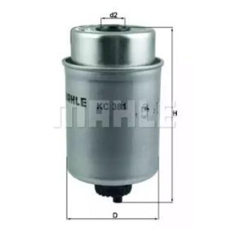 KC 381_фильтр топливный !D79 H156 Caterpillar фото 2