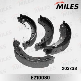 Колодки барабанные к-кт MILES E210080 фото