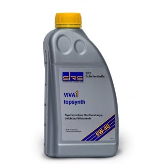 Масло моторное SRS VIVA1 TOPSYNTH 5W40 SN/CF 1л синт. фото