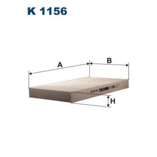 Фильтр салона FILTRON K 1156 фото