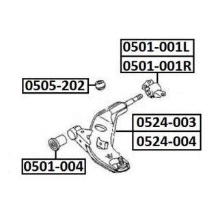 РЫЧАГ ПЕРЕДНИЙ НИЖНИЙ ПРАВЫЙ фото