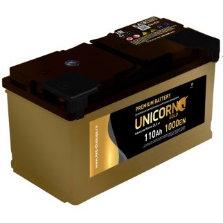 Аккумуляторная батарея UNICORN Gold 6СТ110 прям. 353х175х190 Россия 1000А UNICORN фото