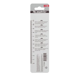 Сверло по металлу, 5 мм, HSS, нитридтитановое покрытие, цилиндрический хвостовик MATRIX 717500 MATRIX 717500 фото 1