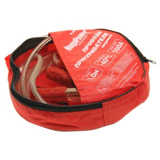 Провода прикуривателя 500A 3м медь MEGAPOWER фото 1