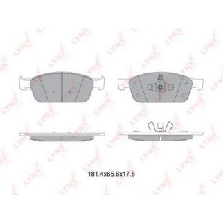 Колодки тормозные передние к-кт LYNXauto BD-3036 фото