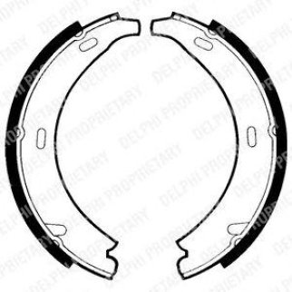 Колодки барабанные к-кт DELPHI LS1371 фото