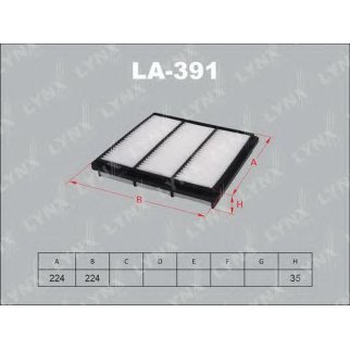 Фильтр воздушный LYNXauto LA-391 фото