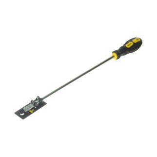 Отвертка шлицевая ЭВРИКА SL8 8х300мм с противоскользящей ручкой фото