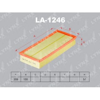 Фильтр воздушный LYNXauto LA1246 фото