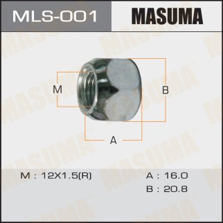 MLS-001_гайка крепления колеса! Mazda 121/323/626/3/5/6, Toyota Carina/Corolla/RAV 4/Avensis 85> фото
