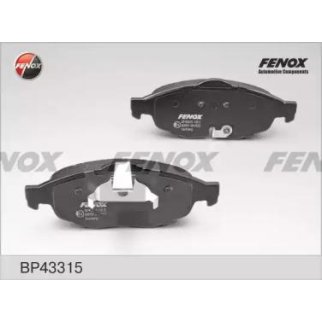 Колодки тормозные передние к-кт Fenox BP43315 фото