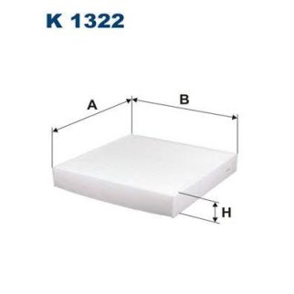 Фильтр салона FILTRON K 1322 фото