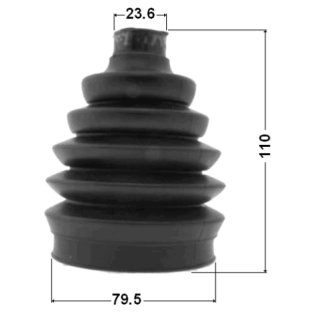 1417P-NACTR_к-кт пыльника ШРУСа наружного! SsangYong New Action G20/D20 10> фото 2