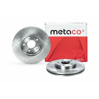 Диск тормозной передний вентилируемый metaco 3050-002 фото 2