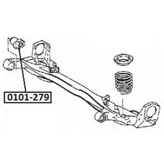 Сайлентблок ASVA 0101-279 фото