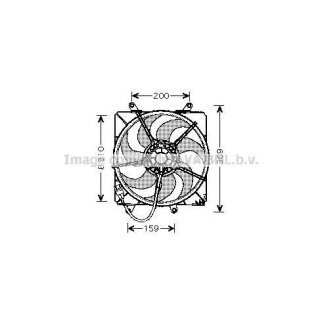 Вентилятор радиатора AVA TO7506 фото