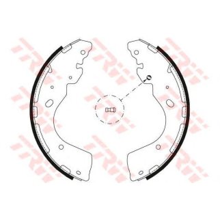 Колодки барабанные к-кт TRW GS8797 фото