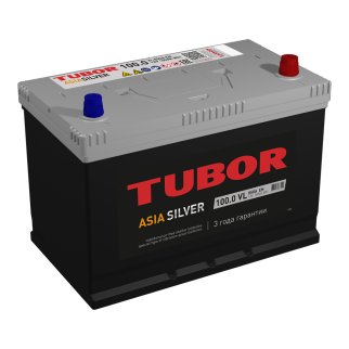 Аккумуляторная батарея TUBOR ASIA SILVER 6СТ100 обр. 304х175х221 850A D31L фото