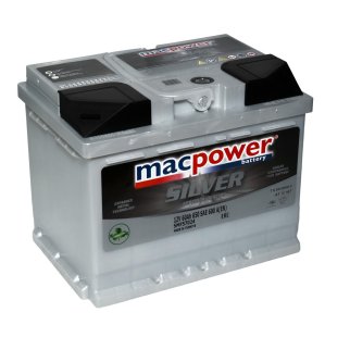 Аккумуляторная батарея MACPOWER Premium 6СТ 60 обр.242х175х190 Турция фото