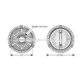 Термомуфта AVA MSC407 фото