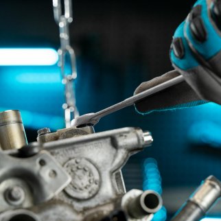 Набор ключей комбинированных 8-19мм 7шт трещоточных Gross фото 1