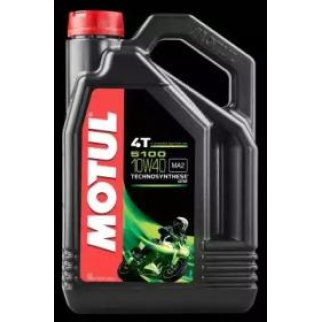 Масло моторное полусинтетическое для мотоциклов MOTUL 5100 4T SAE 10W40 (4 л) фото 1