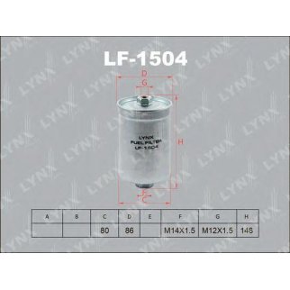 Фильтр топливный LYNXauto LF-1504 фото