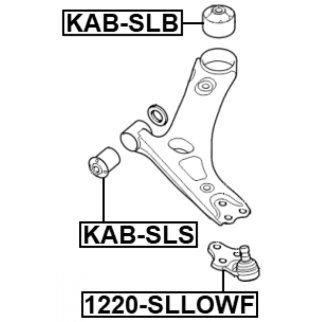 Опора шаровая FEBEST 1220-SLLOWF фото 2