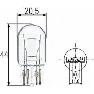 Лампа Hella 8GD 008 893-002 фото