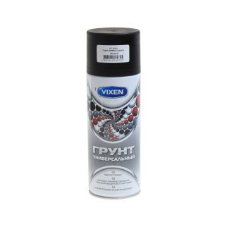 Грунт универсальный VIXEN черный (аэрозоль) 520мл фото