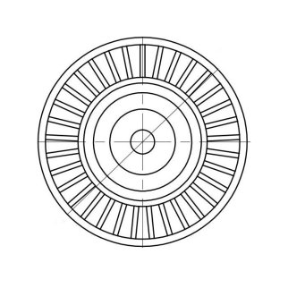 Ролик ручейкового ремня TRIALLI CM 5129 фото 3