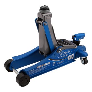 Домкрат подкатной гидравлический 2т 100-350мм поворотная рукоятка LOW PROFILE STELS фото 4