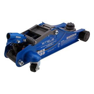 Домкрат подкатной гидравлический 2т 100-350мм поворотная рукоятка LOW PROFILE STELS фото 6