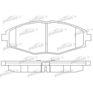 Колодки тормозные PATRON PBP1337 фото