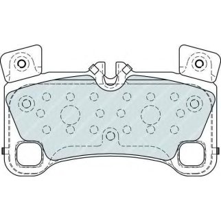 Колодки зад.VW TOUAREG 2002-> фото