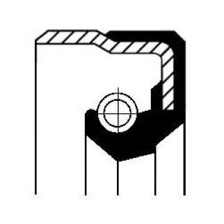 Сальник рулевой рейки CORTECO 01029602B фото