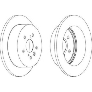 Диск тормозной задний FERODO DDF1380 фото