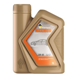 Масло моторное Rosneft Maximum 5W-40 полусинтетическое 1 л 40816732 фото