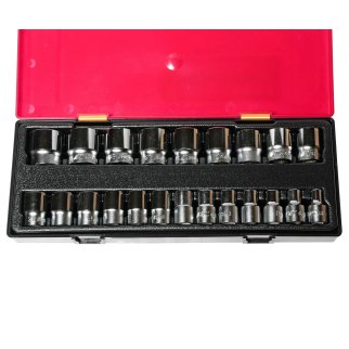 Набор головок торцевых 6-гранных 1/2" 8-32мм (в кейсе) 22шт JTC /1 фото 2