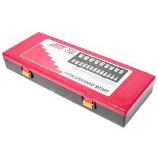 Набор головок торцевых 6-гранных 1/2" 8-32мм (в кейсе) 22шт JTC /1 фото 1