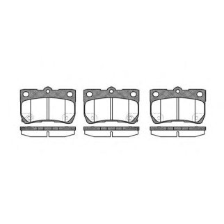 Колодки тормозные REMSA _118102 фото